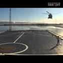 Pierwsze lądowanie NH90 na pokładzie HMNZC Canterbury