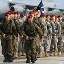 Polish and American paratroopers exercise in Drawsko