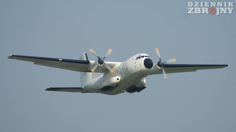 nietypowe, białe malowanie niemieckiego Transalla