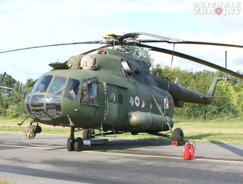 Mi-17 jako masyzna ewakuacyjna