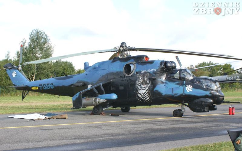 atramentowy tygrys z Czech, szturmowy Mi-24W