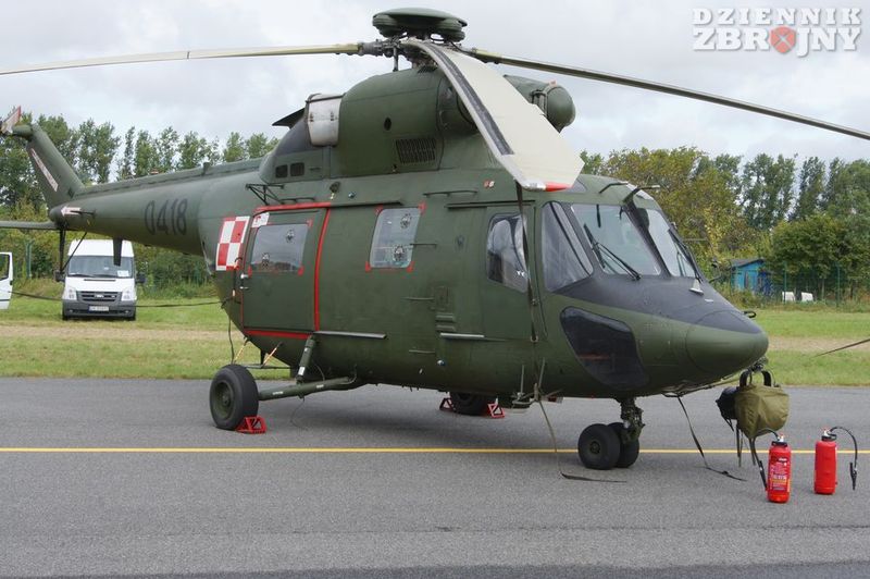 ratowniczy W-3 z jednostki w Mińsku Mazowieckim