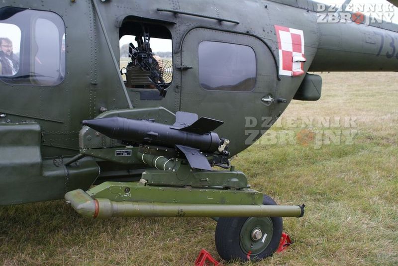 Wyrzutnia ppk Malutka, Gad oraz km PK na Mi-2URP.