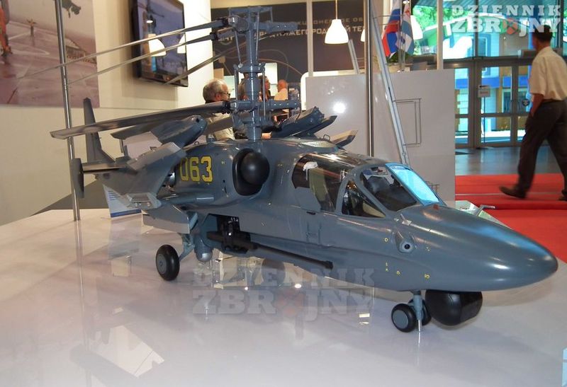 Model pokładowego Ka-52