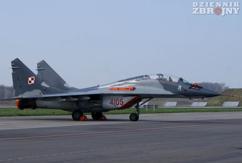 Jeden z MiG-ów 29UB z Królewa Malborskiego.