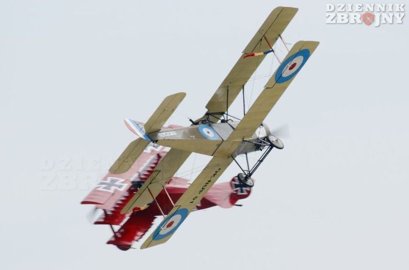 Pierwszowojenne starcie: Sopwith 1½ Strutter i Fokker Dr.I