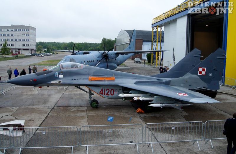 MiG-29 z pierwszej partii niemieckiej.