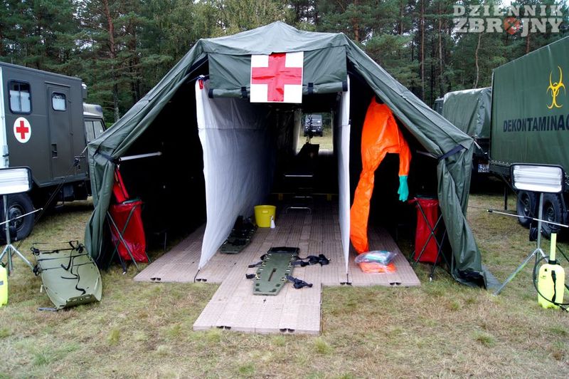 Elementy wsparcia medycznego przed skutkami broni masowego rażenia. 