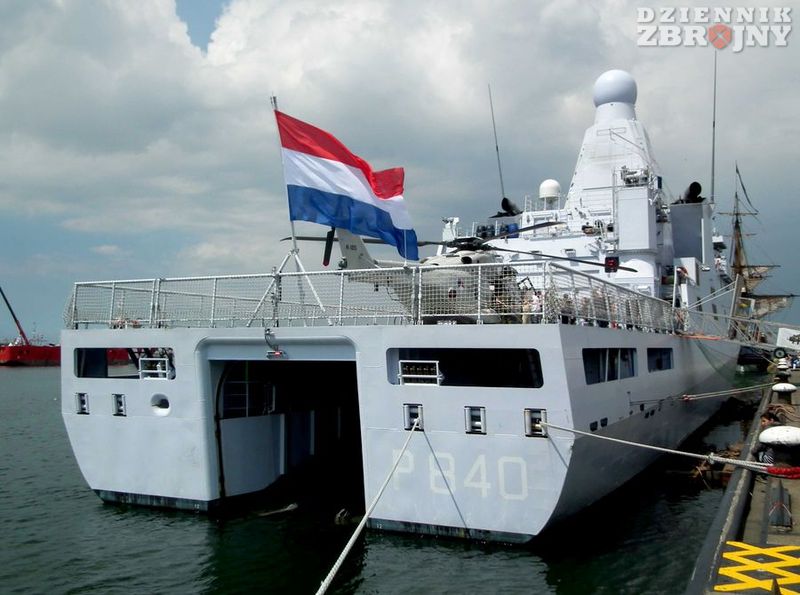 Jednostka widziana od rufy. 