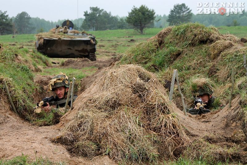 Pluton w obronie - pokaz 15.BZmech