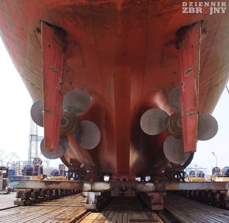 Śruby i stery okrętu