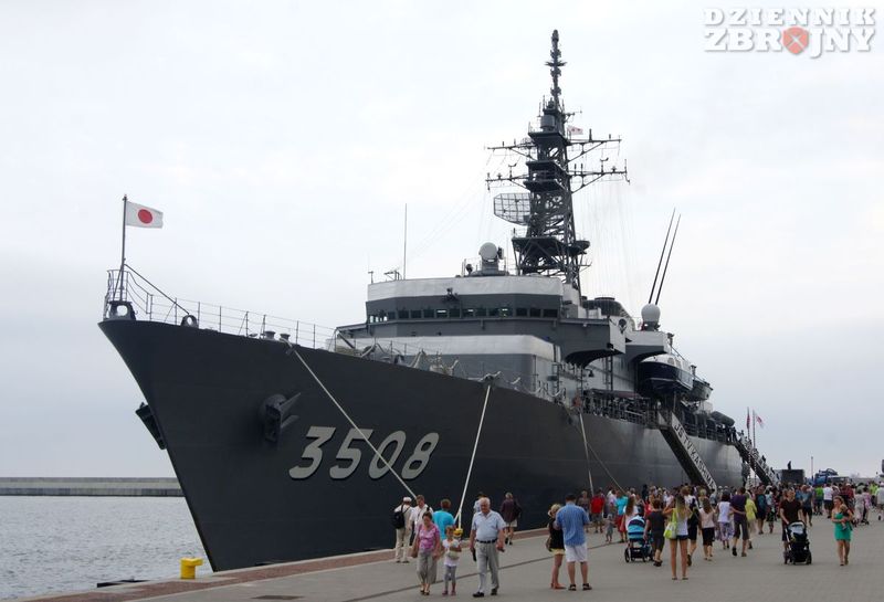 Japońskie okręty wojenne w Gdyni